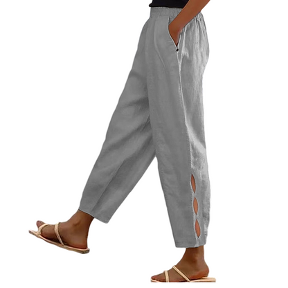 ⏰🔥LIMITED TIME 50% OFF! 👖 Women’s Casual Elastic Waist Pants with Pockets – Comfortable, Stylish & Versatile ✨