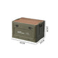 🔥 Hot Sale 50% OFF 🔥Collapsible Camping Storage Box with Wooden Lid