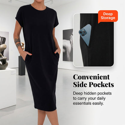 👖✨ 50% OFF TODAY! ⏰💐Women's Casual Short Sleeve T-Shirt Dress