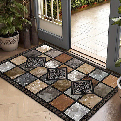 🔥 Hot Sale 50% OFF 🔥Geometric Stone Pattern Doormat