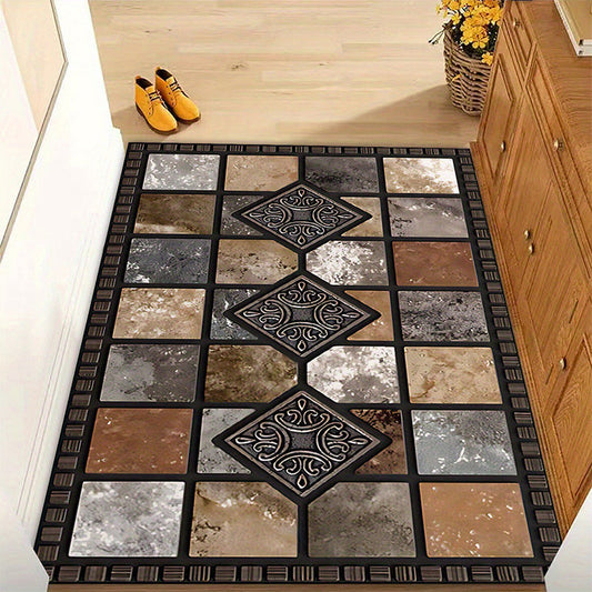 🔥 Hot Sale 50% OFF 🔥Geometric Stone Pattern Doormat