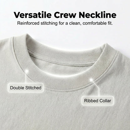 ⌛Buy 2 for 19.99 each⏰🌿Solid Color Drop-Shoulder T-Shirt