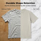 ⌛Buy 2 for 19.99 each⏰🌿Solid Color Drop-Shoulder T-Shirt