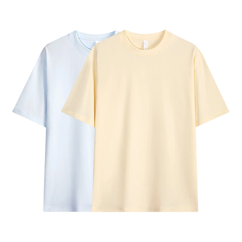 ⌛Buy 2 for 19.99 each⏰🌿Solid Color Drop-Shoulder T-Shirt