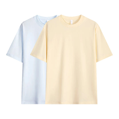 ⌛Buy 2 for 19.99 each⏰🌿Solid Color Drop-Shoulder T-Shirt
