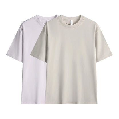 ⌛Buy 2 for 19.99 each⏰🌿Solid Color Drop-Shoulder T-Shirt