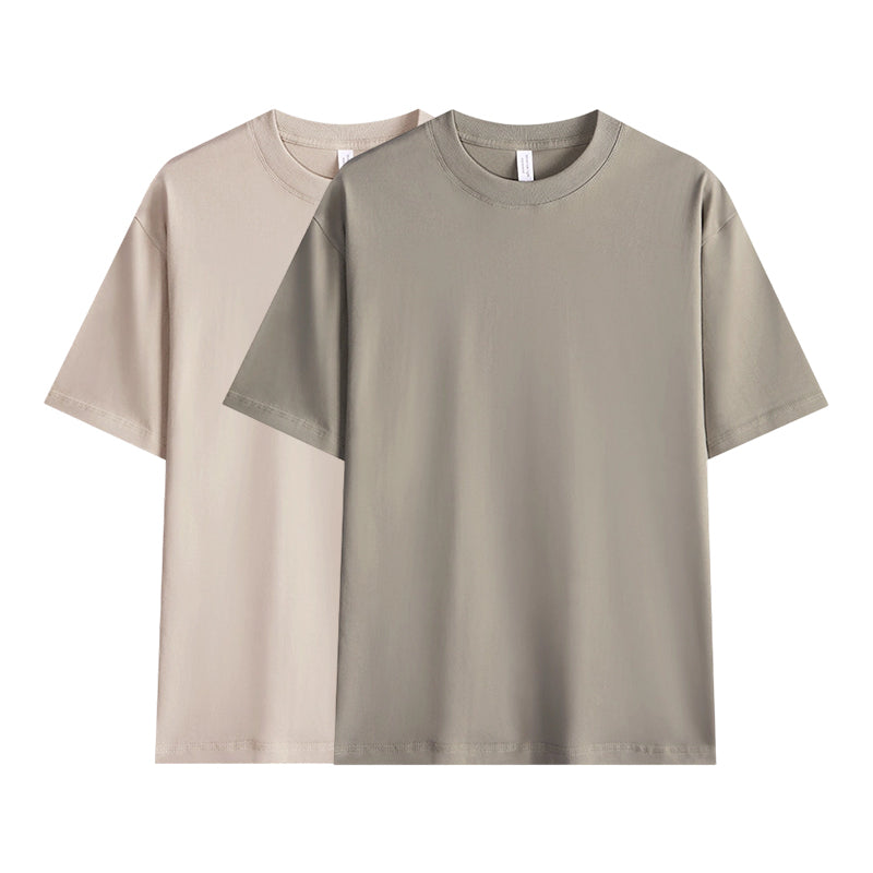 ⌛Buy 2 for 19.99 each⏰🌿Solid Color Drop-Shoulder T-Shirt