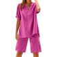 🔥Limited-time offer-Women's Cotton Linen 2-Piece Outfit Set