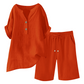 🔥Limited-time offer-Women's Cotton Linen 2-Piece Outfit Set