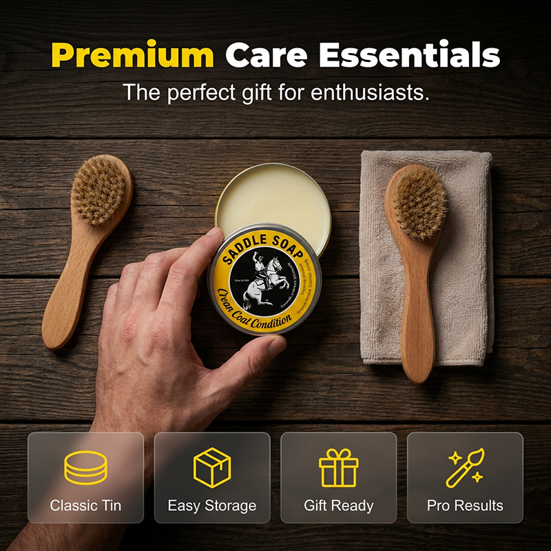 🔥Packaging Upgrade-Buy 2 Get 1 Free🔥All-in-One Saddle Soap Leather Cream