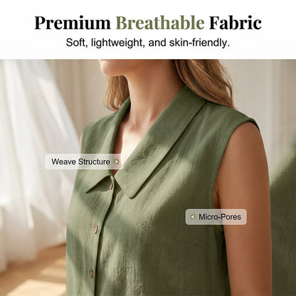 💥NEW HOT SALE💥Women’s V-Neck Button-Down Top