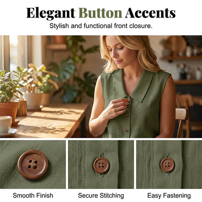 💥NEW HOT SALE💥Women’s V-Neck Button-Down Top