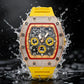 ⌚ Limited Edition – 50% Discount! ✨ Luxury Men's Tonneau-Shaped Watch with Rhinestone Embellishment