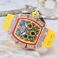 ⌚ Limited Edition – 50% Discount! ✨ Luxury Men's Tonneau-Shaped Watch with Rhinestone Embellishment