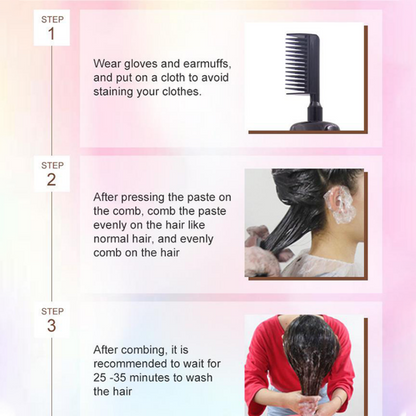 💇‍♀️Super popular items at 50% off🦄3-in-1 Hair Dye Comb🎁