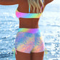 ⏳Time-Limited Special⏰Women's Bikini Set – Drawstring Top, Boy Shorts, Multiple Styles 🏖️