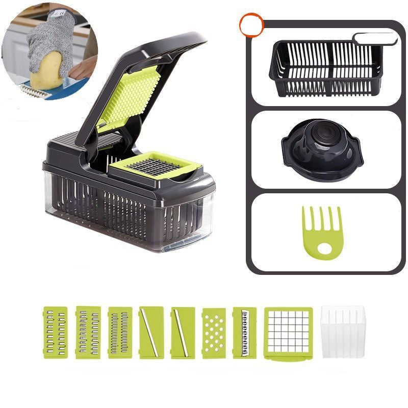 📢📢50% OFF !! ⏰🎁Multifunctional Food Chopper with Container