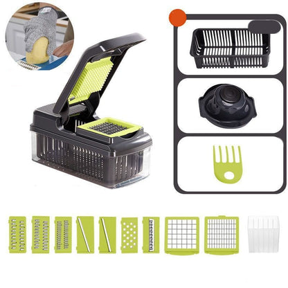 📢📢50% OFF !! ⏰🎁Multifunctional Food Chopper with Container