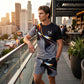 🔥New Arrivals-Men's Abstract Print T-Shirt and Shorts Set