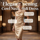 ⏳🔥50% OFF TODAY! 👗 Women’s Sleeveless Cowl Neck Midi Dress – Elegant, Chic & Effortless ✨