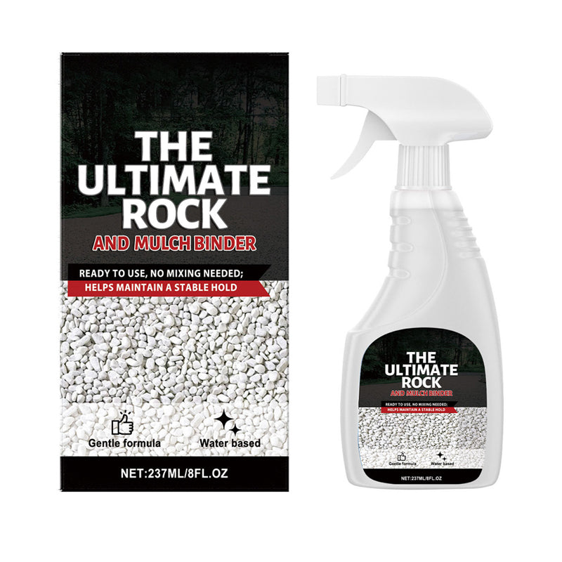 🪨 50% OFF Spray-On Rock & Mulch Binder | Heavy-Duty Landscape Gravel Fixer