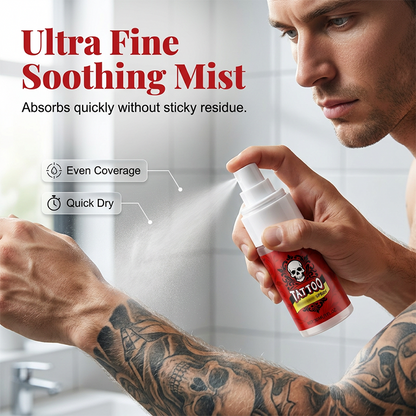💪50% OFF | Tattoo Aftercare Moisturizing Spray 💧 Hydrating Mist for Vibrant & Healthy Ink