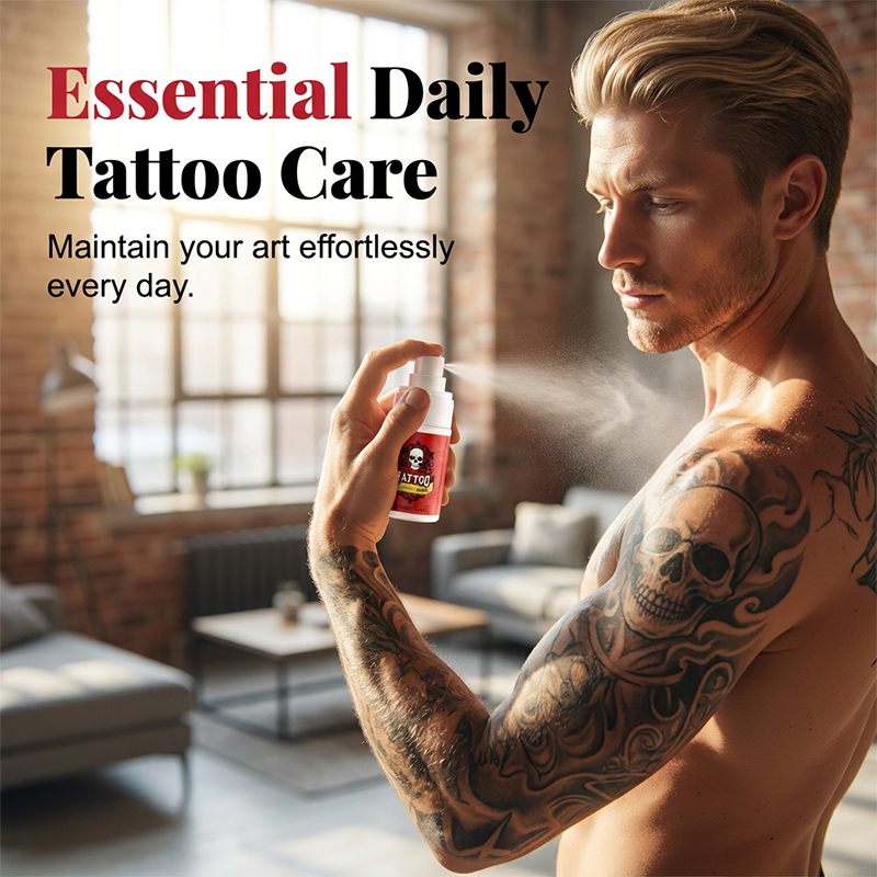💪50% OFF | Tattoo Aftercare Moisturizing Spray 💧 Hydrating Mist for Vibrant & Healthy Ink