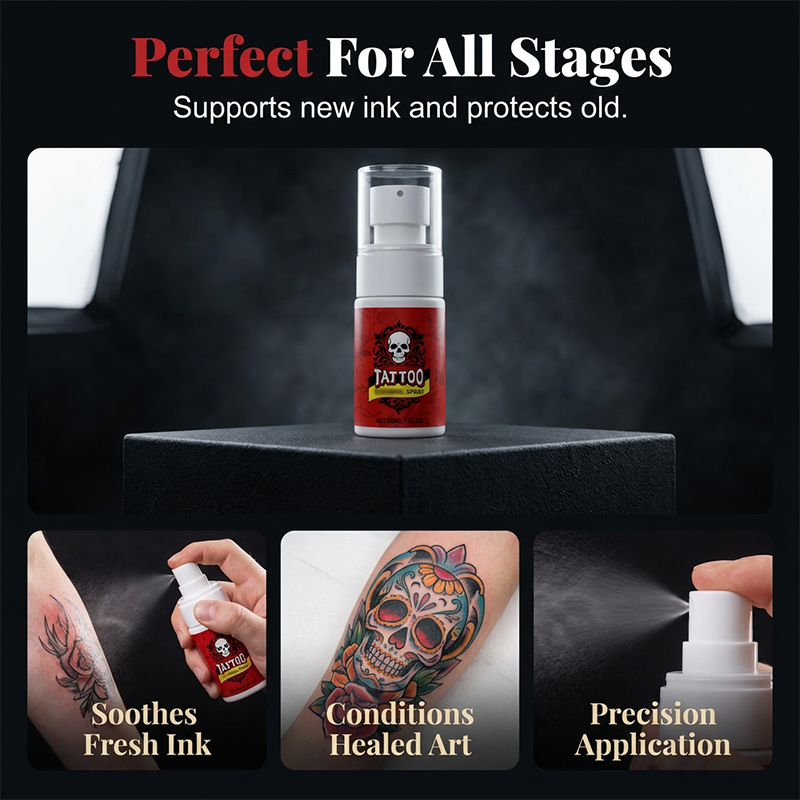 💪50% OFF | Tattoo Aftercare Moisturizing Spray 💧 Hydrating Mist for Vibrant & Healthy Ink