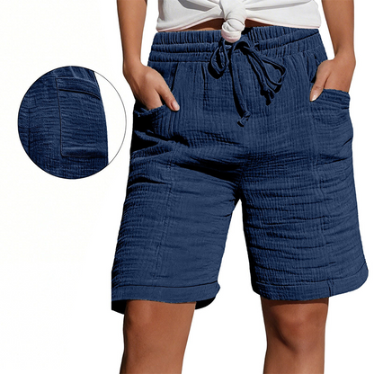 💇‍♀️Super popular items at 50% off🦄Women's Elastic Waist Casual Shorts