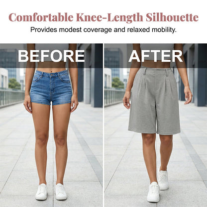 👗🔥LIMITED-TIME 50% OFF! Women's Casual High-Waist Pleated Shorts – Chic, Comfortable & Flattering ✨