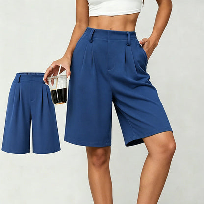 👗🔥LIMITED-TIME 50% OFF! Women's Casual High-Waist Pleated Shorts – Chic, Comfortable & Flattering ✨