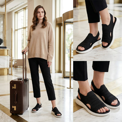 🎁Hot Sale 50% OFF⏳Women's Breathable Knit Platform Sandals