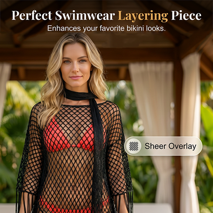 🏆 Last Day Special Price 💐Summer Metallic Crochet Cover-Up – Lightweight, Flowy & Effortlessly Stylish summer outfit