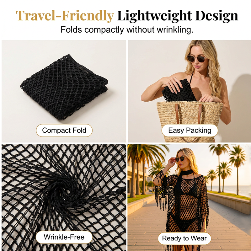 🏆 Last Day Special Price 💐Summer Metallic Crochet Cover-Up – Lightweight, Flowy & Effortlessly Stylish summer outfit