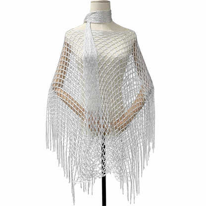 🏆 Last Day Special Price 💐Summer Metallic Crochet Cover-Up – Lightweight, Flowy & Effortlessly Stylish summer outfit