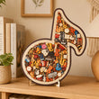 ⏳Limited-time 50% off⏰Wooden Musical Note Jigsaw Puzzle🎶🧩