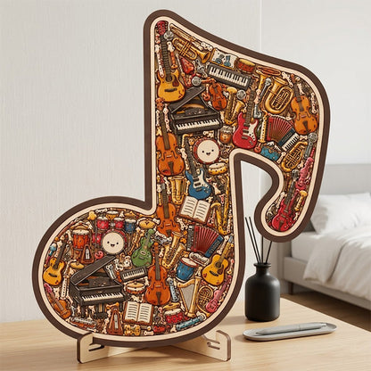 ⏳Limited-time 50% off⏰Wooden Musical Note Jigsaw Puzzle🎶🧩