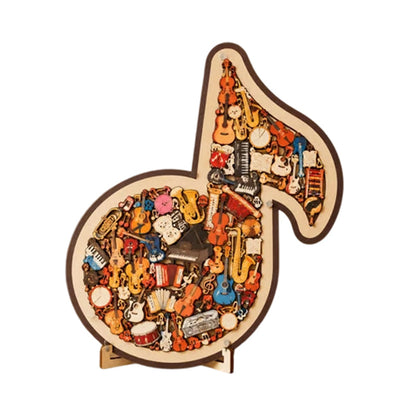 ⏳Limited-time 50% off⏰Wooden Musical Note Jigsaw Puzzle🎶🧩