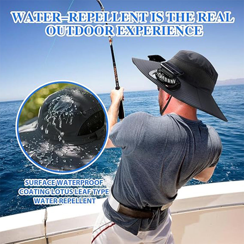🔥 50,000+ Fans Love It! ⚽ 2026 World Cup Ultralight Solar Fan Sun Hat – Beat the Heat in Style