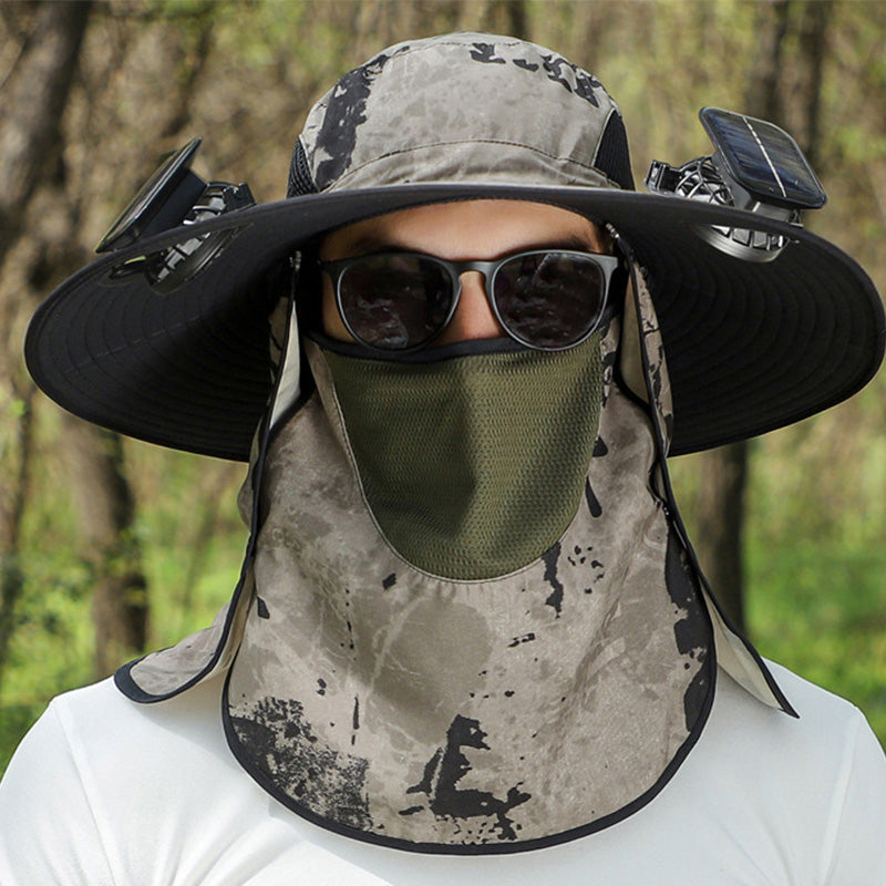 🔥 50,000+ Fans Love It! ⚽ 2026 World Cup Ultralight Solar Fan Sun Hat – Beat the Heat in Style