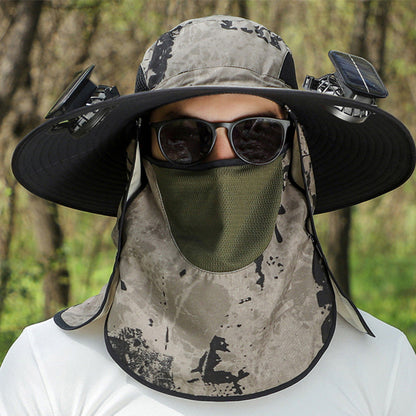 🔥 50,000+ Fans Love It! ⚽ 2026 World Cup Ultralight Solar Fan Sun Hat – Beat the Heat in Style