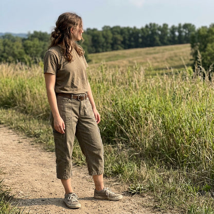 👖 50% OFF NOW! 🌿 Women's Relaxed Casual Cargo Capris – Spacious Utility Pockets, Breathable Fabric & Relaxed Fit – Everyday Comfort, Warm Weather Ready ✨