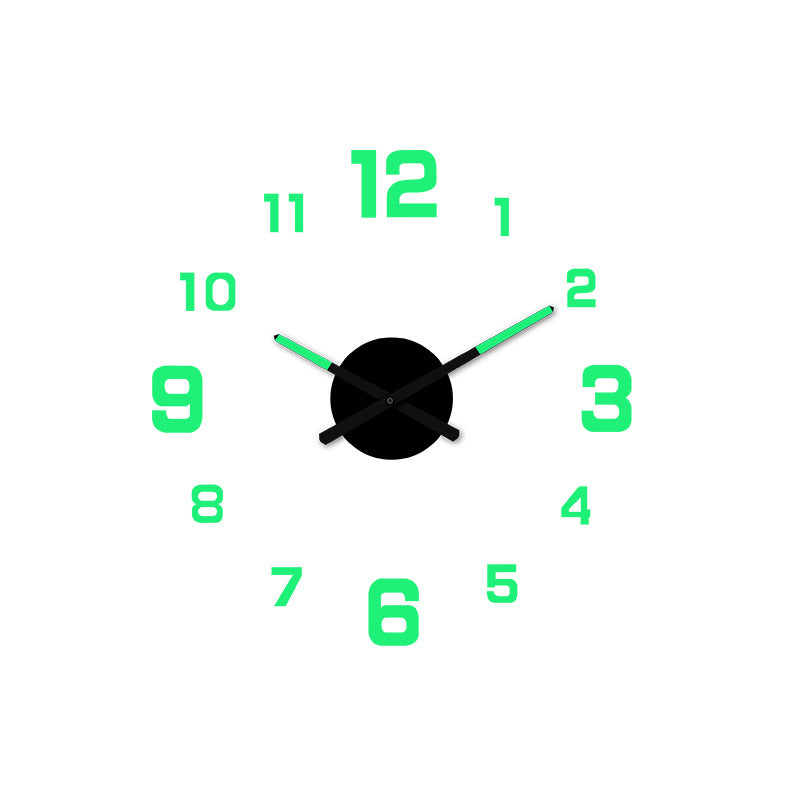 🕰️ LIMITED-TIME 50% OFF! 💥 3D DIY Luminous Acrylic Wall Clock Set – Silent Movement, Drill-Free, Custom Size ✨