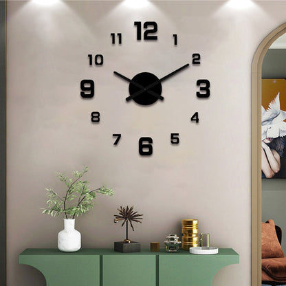 🕰️ LIMITED-TIME 50% OFF! 💥 3D DIY Luminous Acrylic Wall Clock Set – Silent Movement, Drill-Free, Custom Size ✨