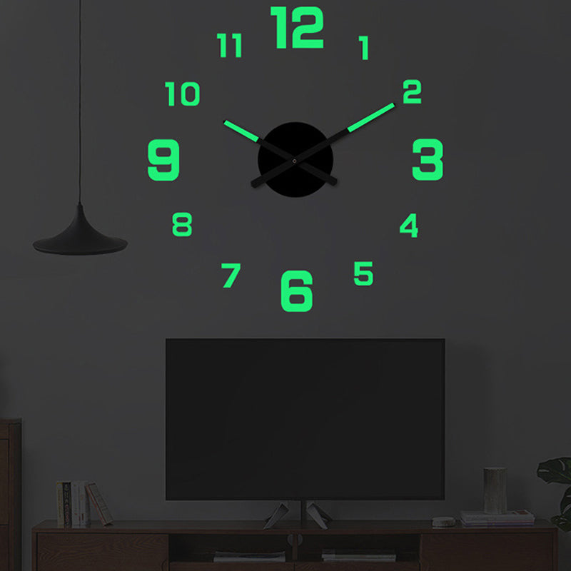 🕰️ LIMITED-TIME 50% OFF! 💥 3D DIY Luminous Acrylic Wall Clock Set – Silent Movement, Drill-Free, Custom Size ✨