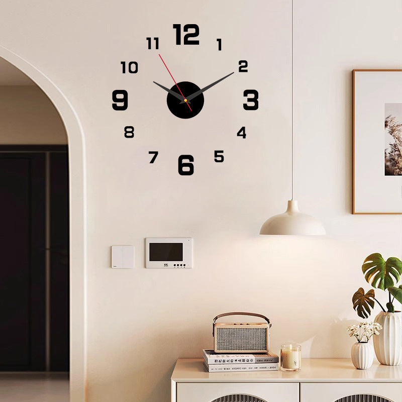 🕰️ LIMITED-TIME 50% OFF! 💥 3D DIY Luminous Acrylic Wall Clock Set – Silent Movement, Drill-Free, Custom Size ✨