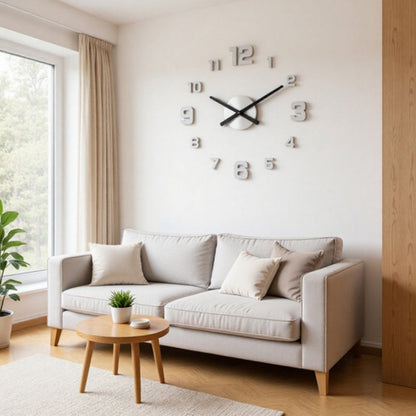 🕰️ LIMITED-TIME 50% OFF! 💥 3D DIY Luminous Acrylic Wall Clock Set – Silent Movement, Drill-Free, Custom Size ✨