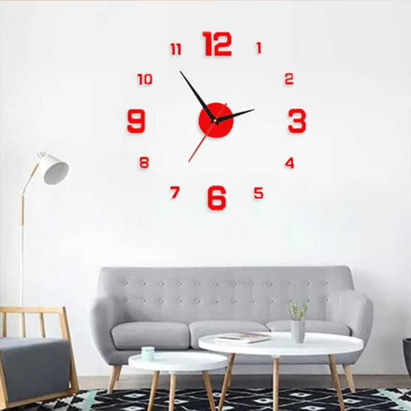 🕰️ LIMITED-TIME 50% OFF! 💥 3D DIY Luminous Acrylic Wall Clock Set – Silent Movement, Drill-Free, Custom Size ✨
