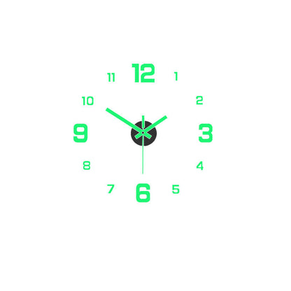 🕰️ LIMITED-TIME 50% OFF! 💥 3D DIY Luminous Acrylic Wall Clock Set – Silent Movement, Drill-Free, Custom Size ✨