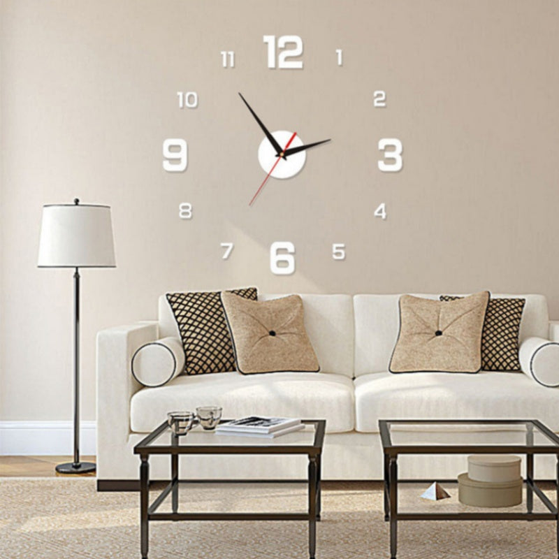 🕰️ LIMITED-TIME 50% OFF! 💥 3D DIY Luminous Acrylic Wall Clock Set – Silent Movement, Drill-Free, Custom Size ✨